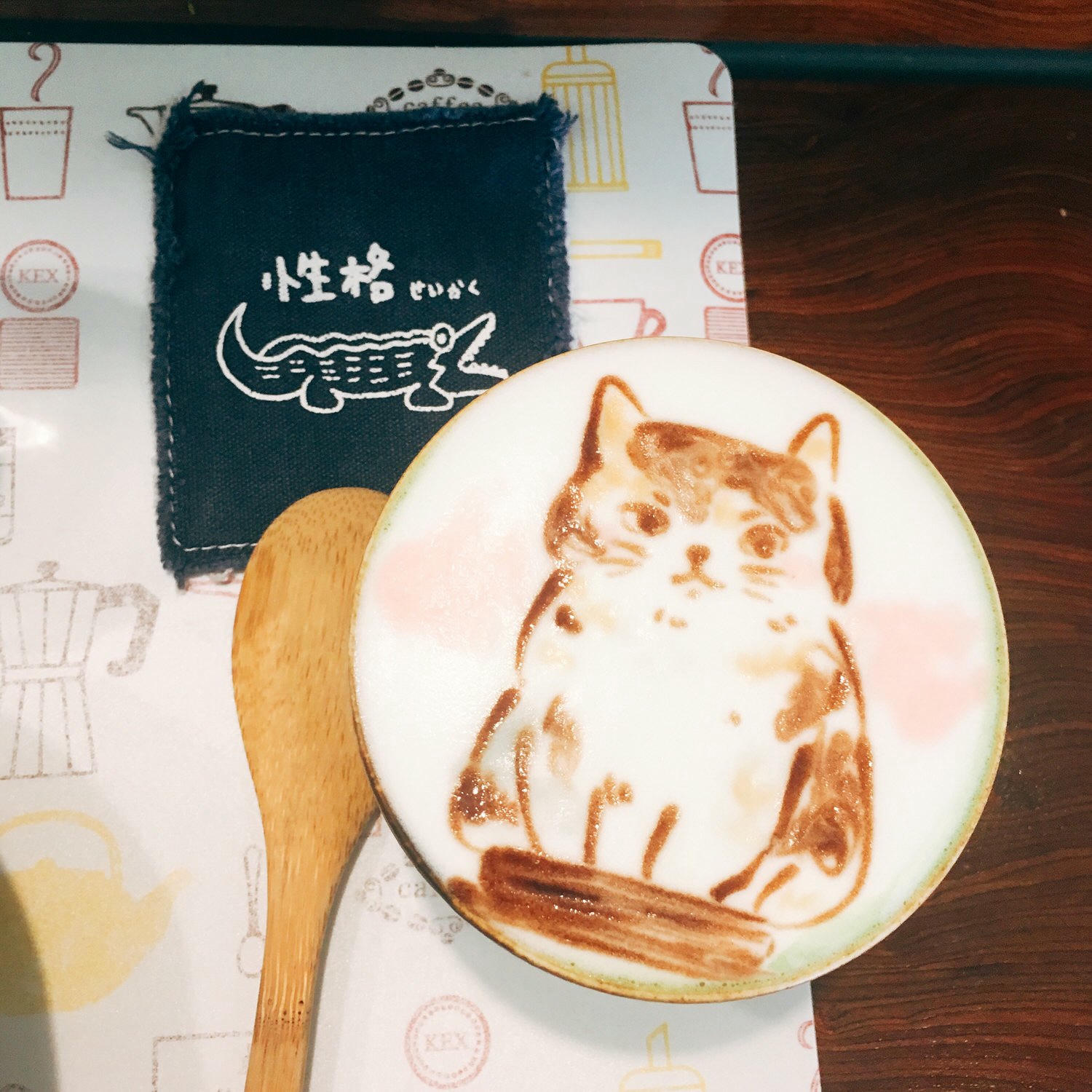 【台南早午餐】性格せいかく｜必須喜歡的小店，惟妙惟肖的卡通藝術拉花